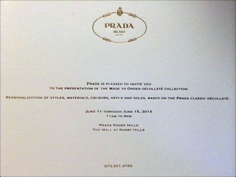 prada invitation card|Prada Invites.